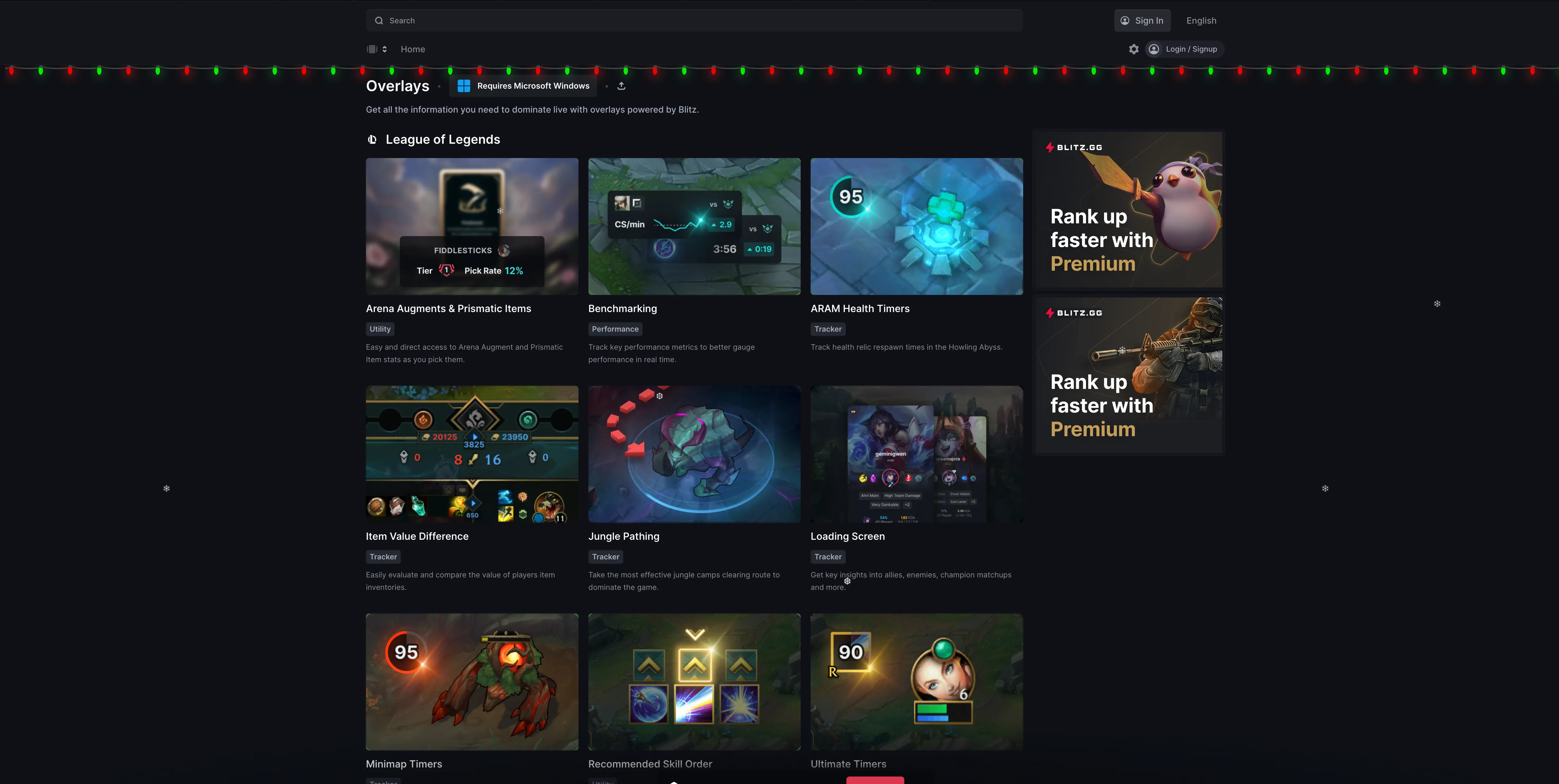 blitz gg overlay lol